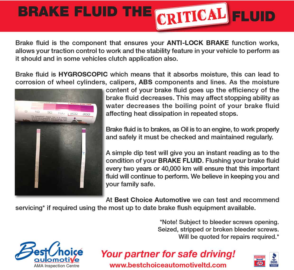 brake fluid change cost
